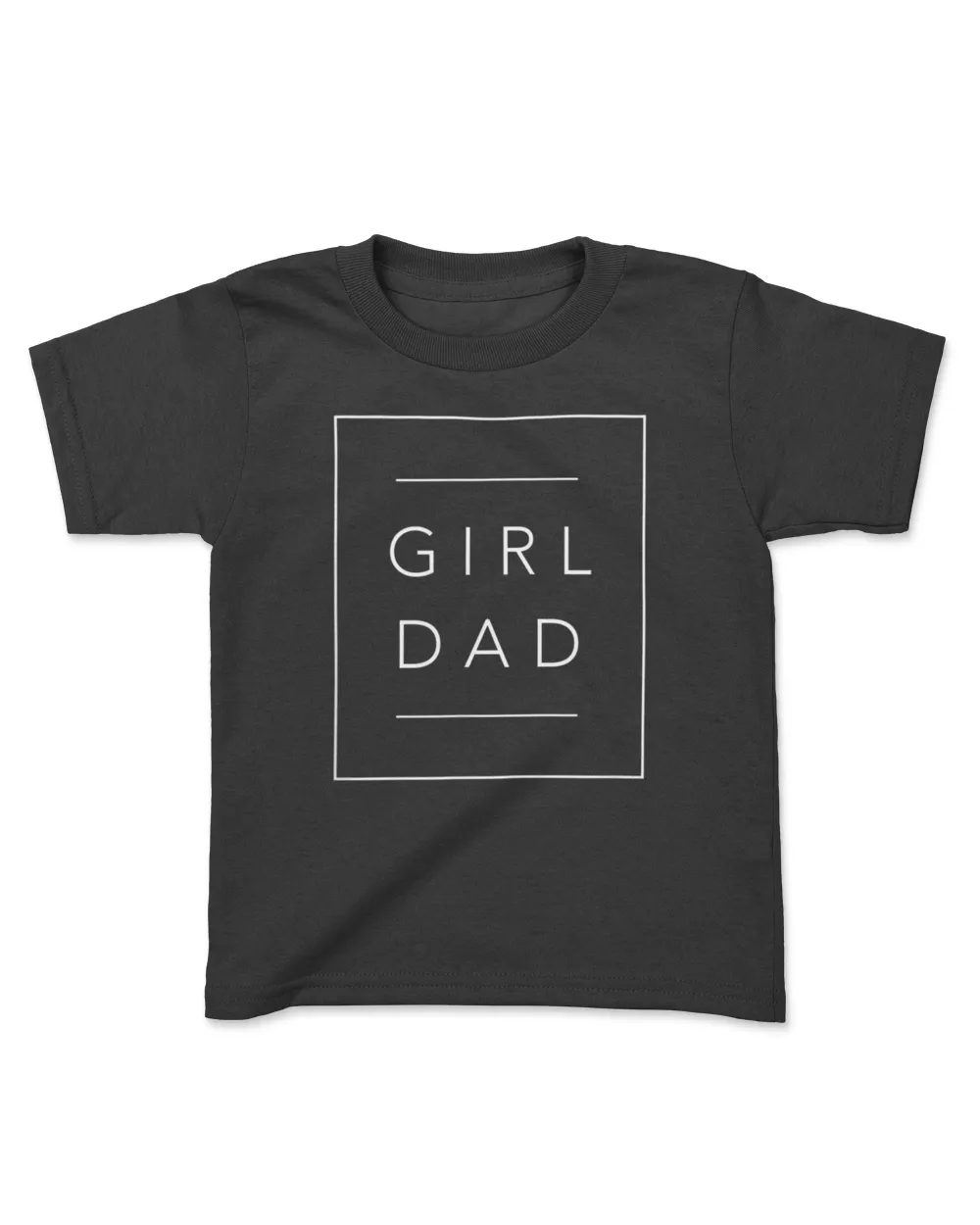 Father of Girls Tee, Proud New Girl Dad T-Shirt Kids Standard T-Shirt black xs