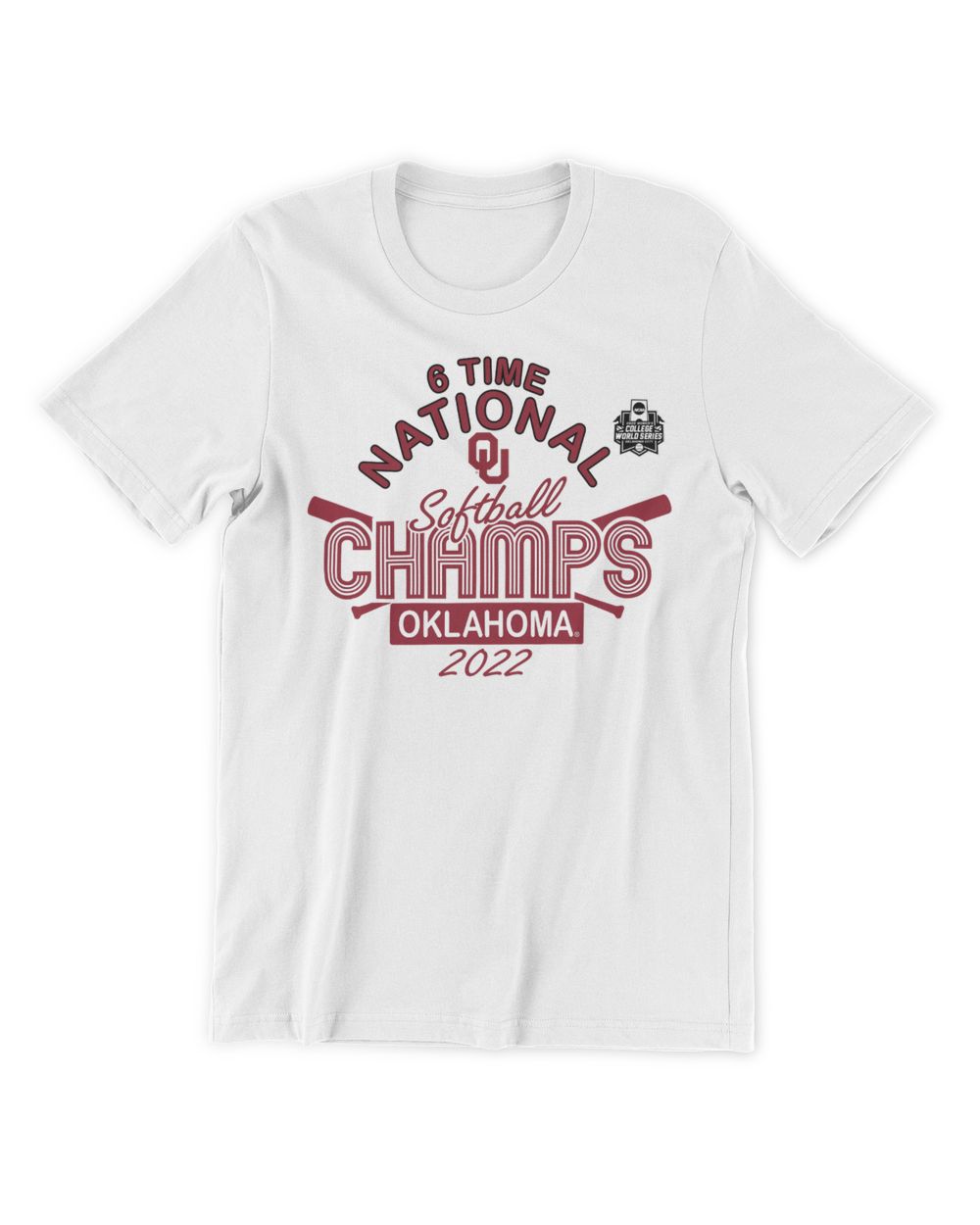 Oklahoma Sooners NCAA Softball Women's College World Series Champions Shirt Men's Premium Tshirt white s