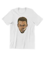 Steph Curry Golden State Warriors Basketball T Shirt 500 Level Men's Premium Tshirt white s