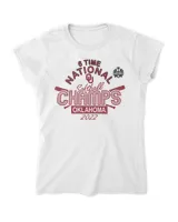Oklahoma Sooners NCAA Softball Women's College World Series Champions Shirt Women's Standard T-Shirt white s