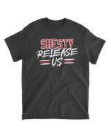 We Bleed Blue Shesty Release Us T Shirt Unisex Standard T-Shirt black s