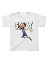 Steph Curry Golden State Basketball Hoodie 500 Level Kids Standard T-Shirt white xs