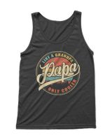 Mens Vintage Retro Papa gifts Grandpa gifts Papa like a Grandpa T-Shirt Men's Tank Top black s