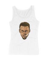 Steph Curry Golden State Warriors Basketball T Shirt 500 Level Women's Tank Top white s